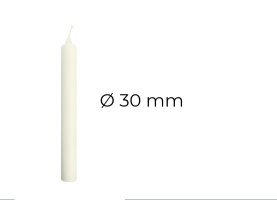Altarkerzen 10% BW-Anteil Ø 30 mm
