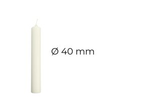 Altarkerzen 10% BW-Anteil Ø 40 mm