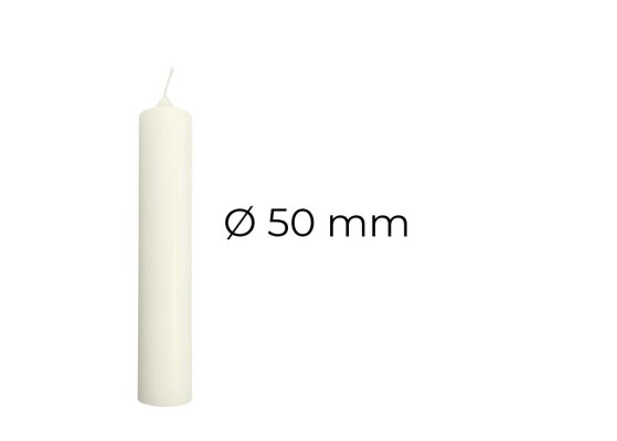 Altarkerzen aus 100% Ceresin-Wachs in der Farbe...