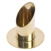 Kerzenhalter Messing Gold poliert für Kerzen...