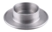 Kerzenhalter Aluminium Rund Silber (Matt) für Kerzen...