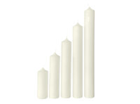 Altarkerzengruppe (5er in 70 mm Durchmesser)